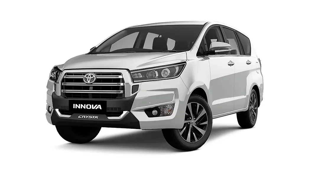 Innova Crysta in Platinum White Pearl
