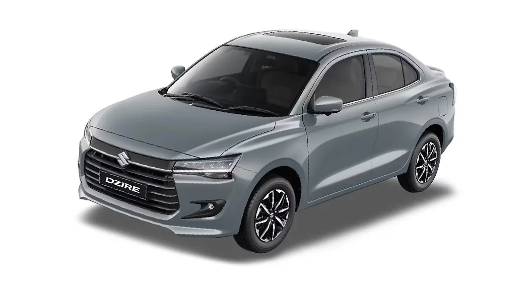Dzire in Splendid Silver