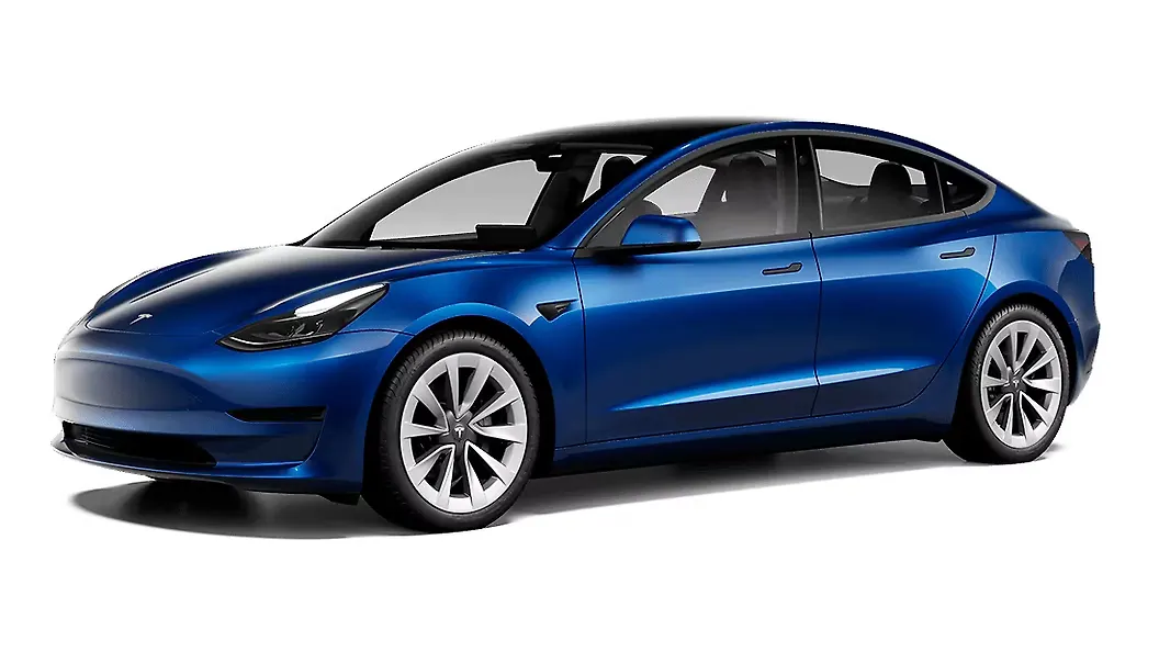 Model 3 in Deep Blue Metallic