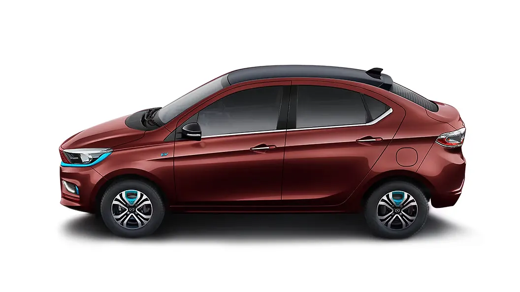 Tigor EV in Magnetic Red 