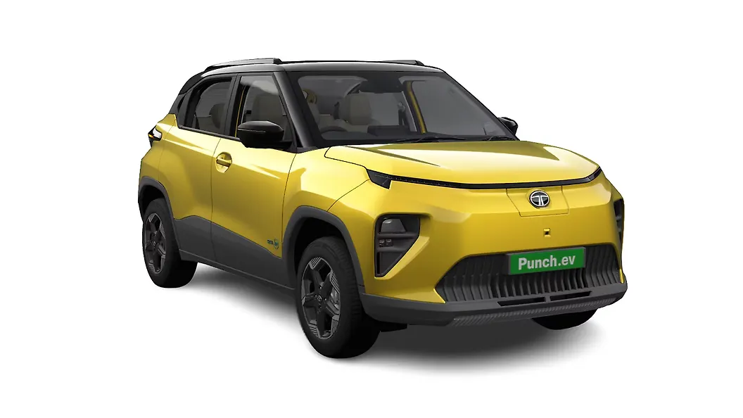 Punch EV in Fearless Yellow With Dual Tone